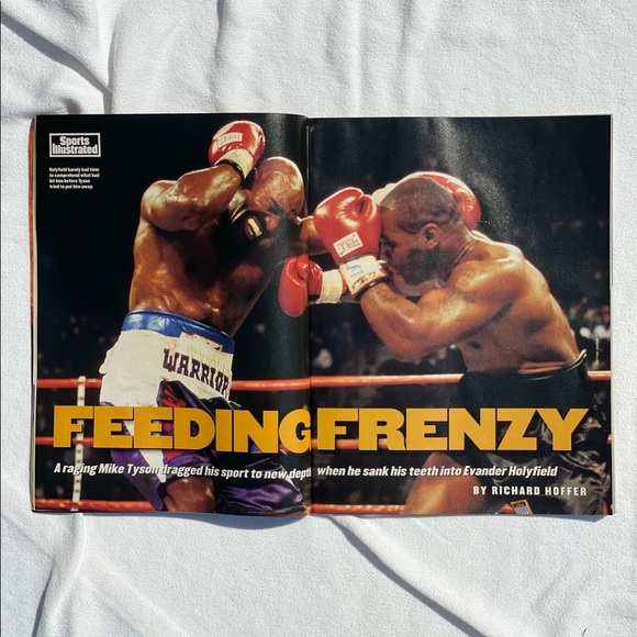 Mike Tyson vs HolyField Sports Illustrated 7/7/97 - Picture 2 of 3